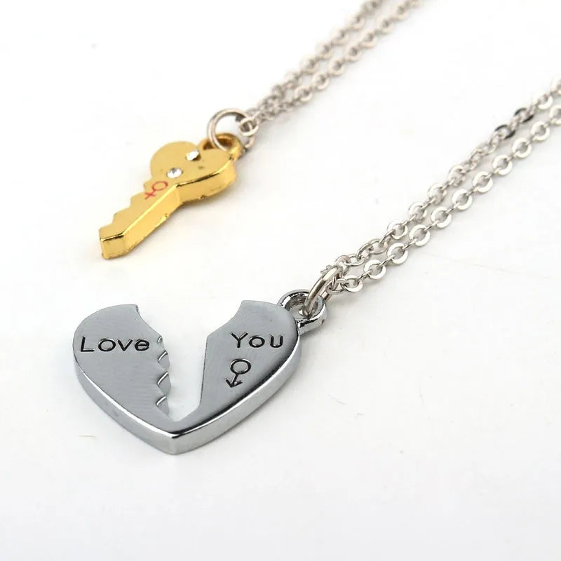 Key to My Heart Necklace Set – A Perfect Symbol of Love 2pc set