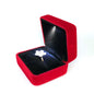 1  LED Jewelry / Ring Box Luxury Velvet . A Presentation That Shines Bright