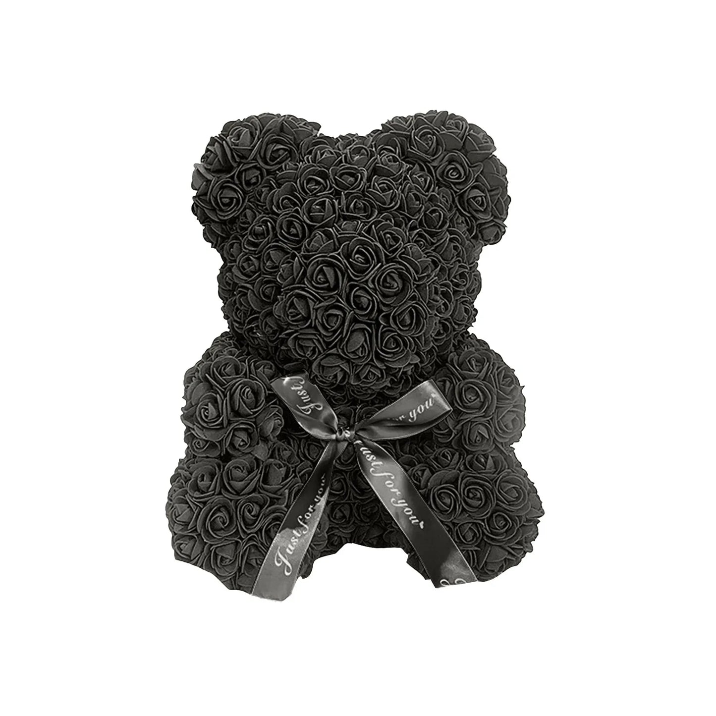 Handmade Rose Teddy Bear 25cm flower The Perfect Symbol of Love