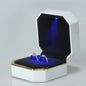 1  LED Jewelry / Ring Box Luxury Velvet . A Presentation That Shines Bright