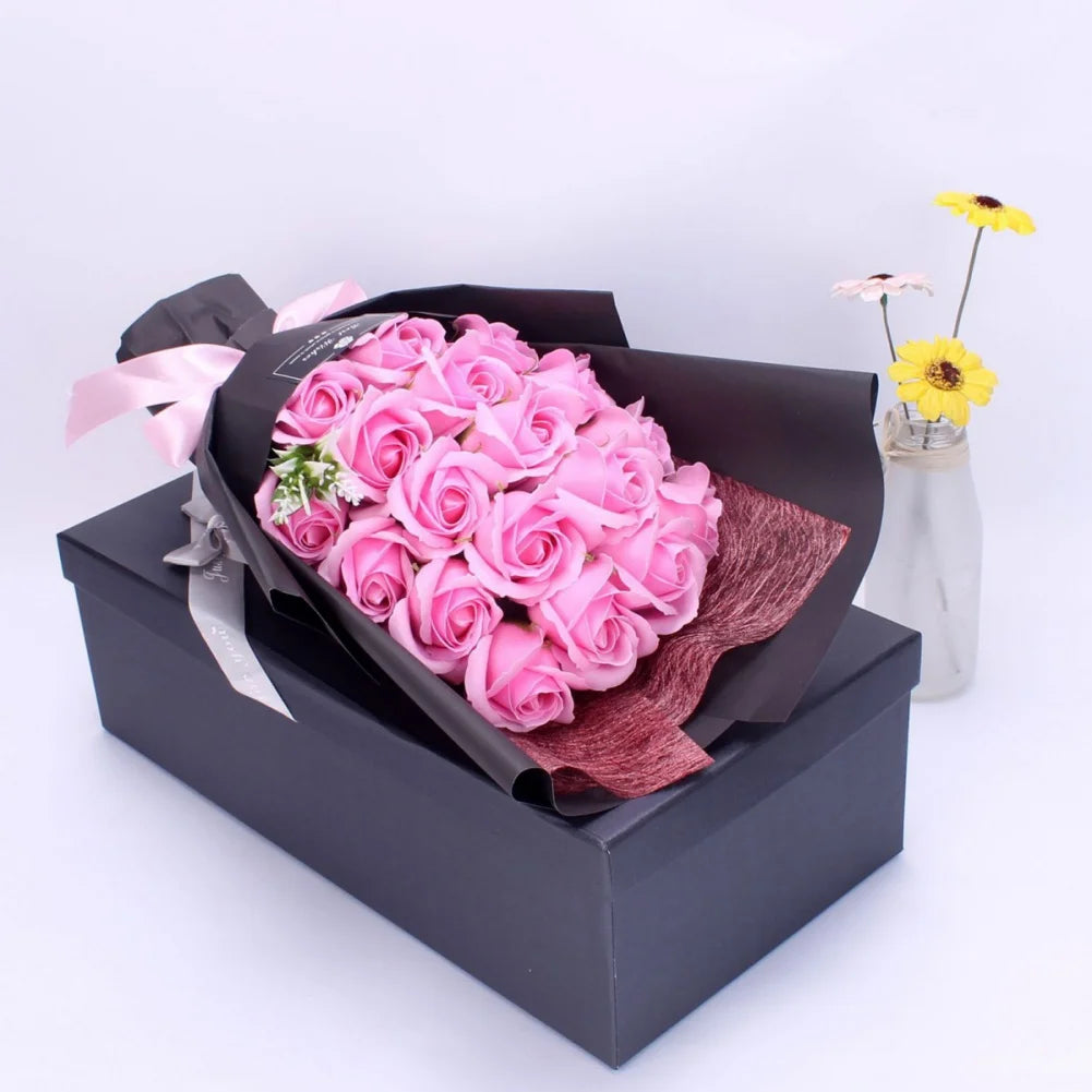 18 Eternal Soap Roses in a Luxurious Gift Box – A Heartfelt Gesture of Love