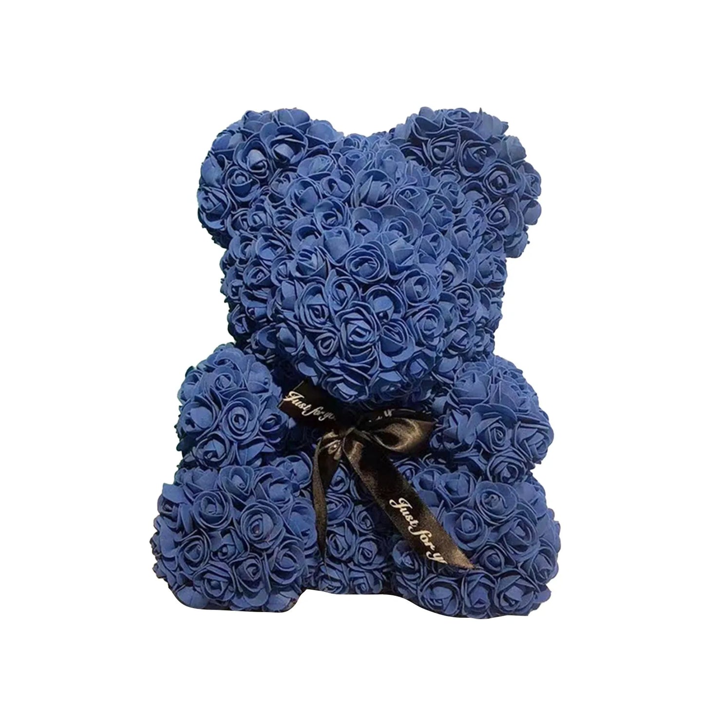 Handmade Rose Teddy Bear 25cm flower The Perfect Symbol of Love