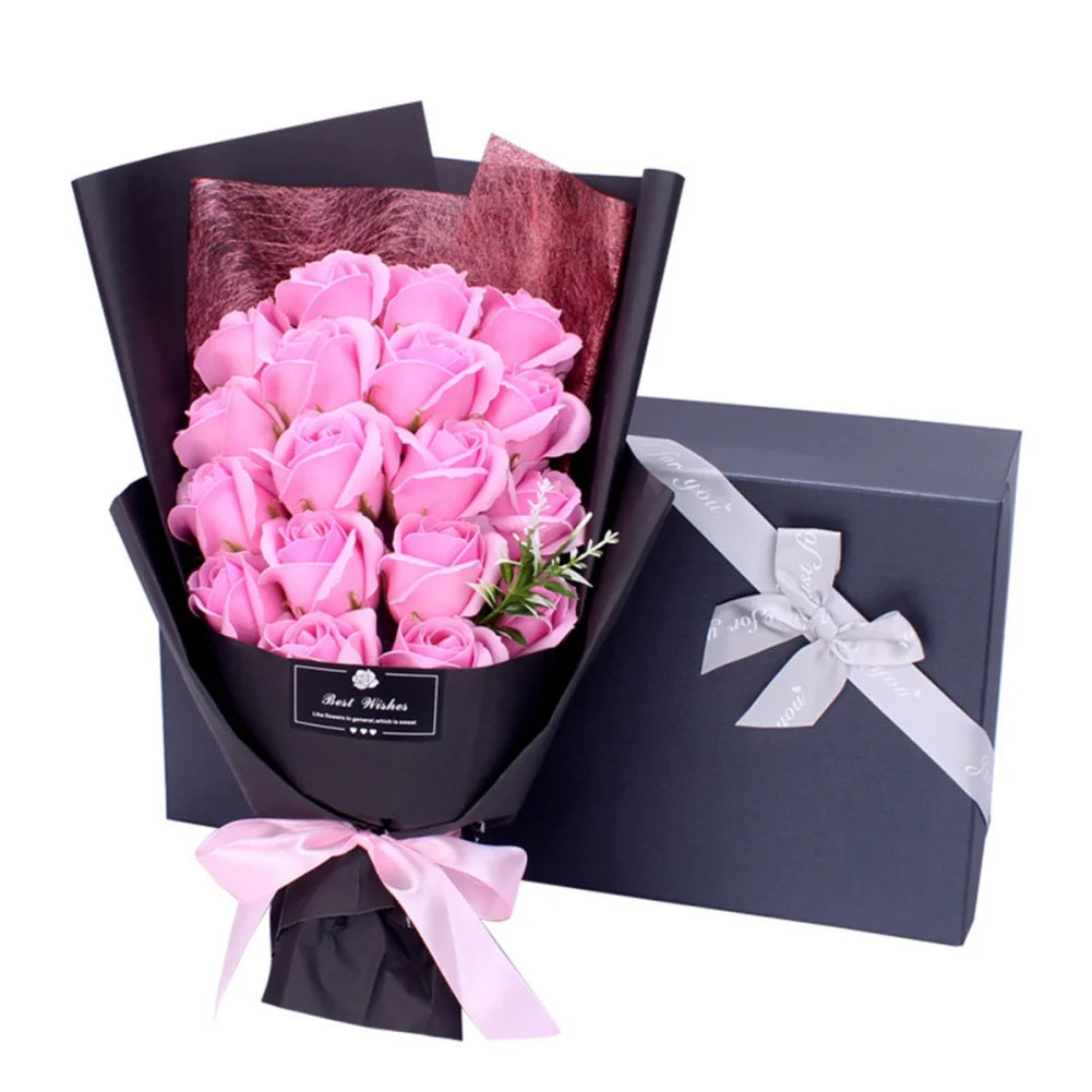 18 Eternal Soap Roses in a Luxurious Gift Box – A Heartfelt Gesture of Love