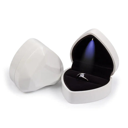 1  LED Jewelry / Ring Box Luxury Velvet . A Presentation That Shines Bright