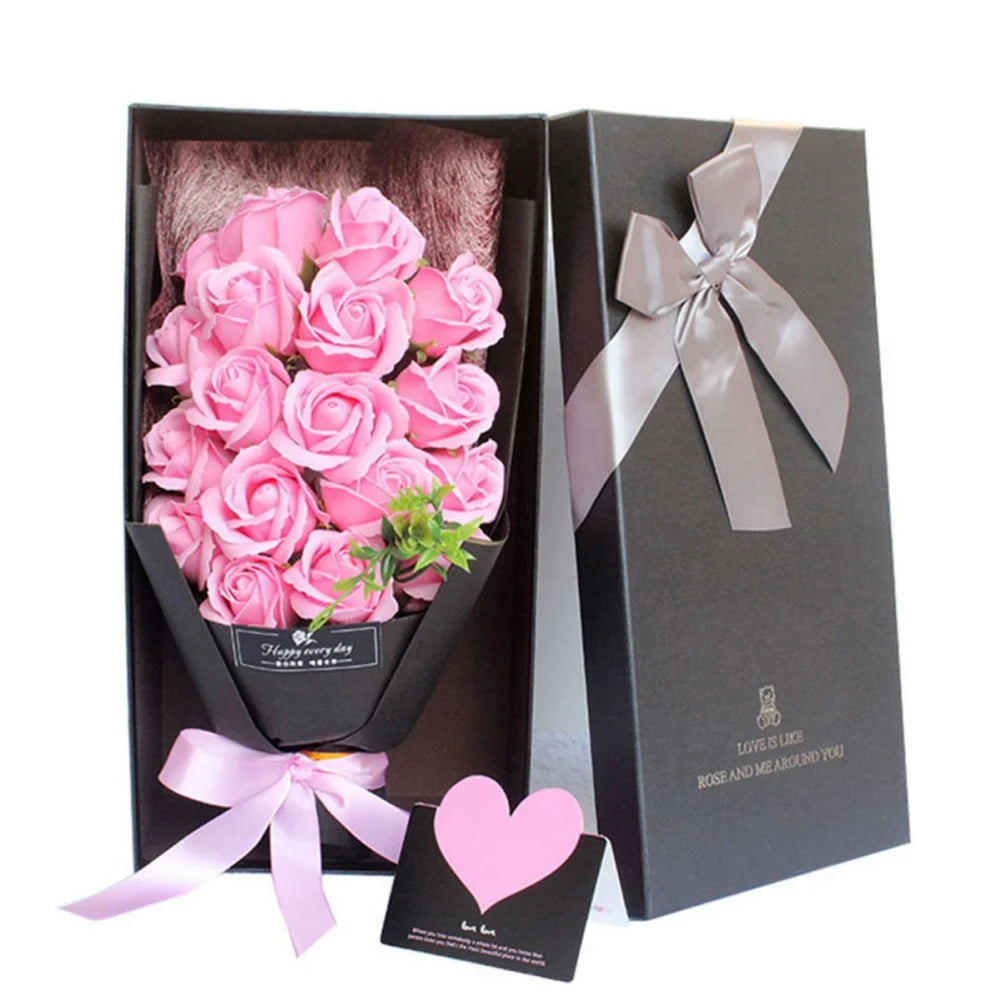 18 Eternal Soap Roses in a Luxurious Gift Box – A Heartfelt Gesture of Love