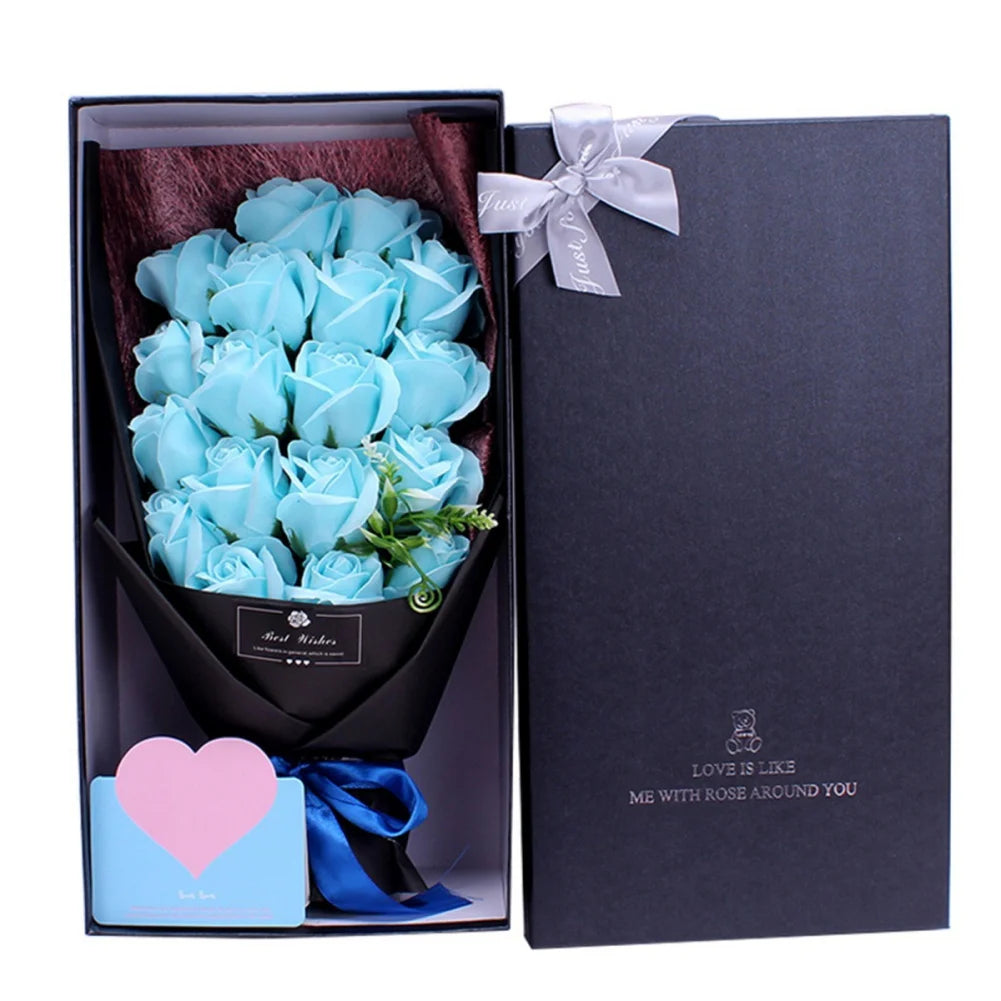 18 Eternal Soap Roses in a Luxurious Gift Box – A Heartfelt Gesture of Love